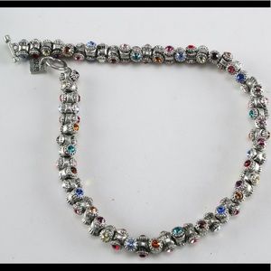 Rodrigo Otazu Swarovski Crystal Barrel Necklace